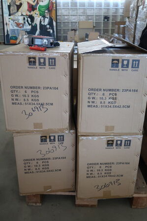 4 kasser (6 pr. stk.) Pumpetermokande  1,9 ltr r/s  EHG RBA 19NMS