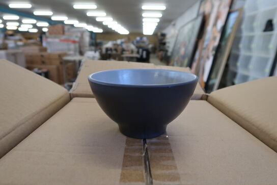 5 kasser (48 pr. stk.) Salatskål sort/grå Melamin KEN STOR KØKKEN 300388