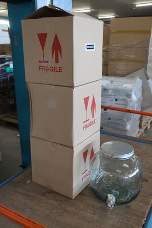 3 stk. Punchbowl m. tap  KEN STOR KØKKEN 100641