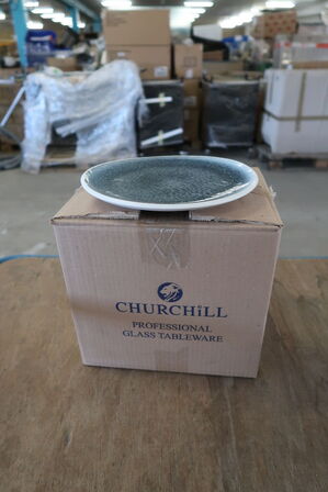 2 kasser (12 pr. stk.) Emalje fad CHURCHILL 1795