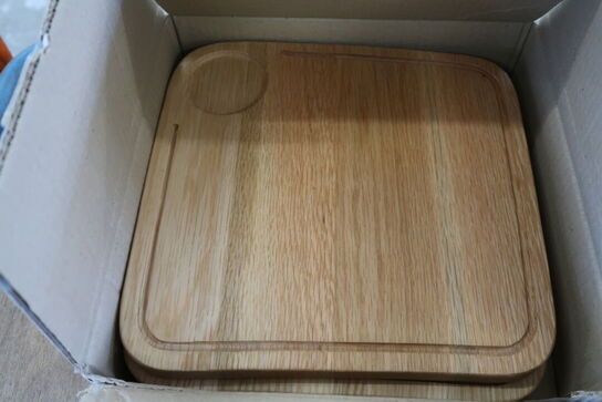 3 stk. Serveringsbræt eg CHURCHILL 1795