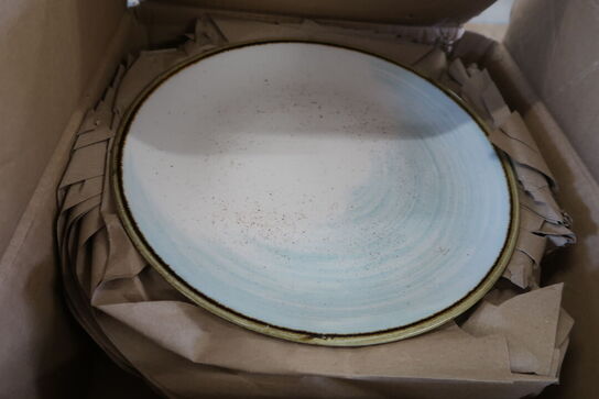 3 kasser (12 pr. stk.) Emalje Tallerken   CHURCHILL 1795  Evolve Coupe