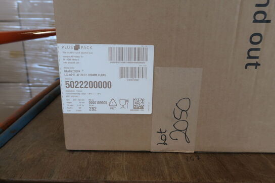 2 kasser (400 pr. stk.) Låg til madbakker  109905