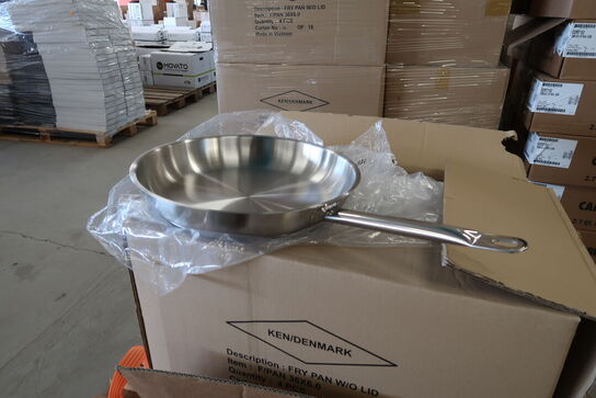 4stk. Stegepander i stål  HORECA GROUP 201636