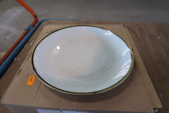 3 kasser (12 pr. stk.) Emalje Tallerken   CHURCHILL 1795  Evolve Coupe