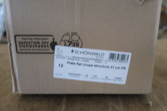 3 kasser (10 pr. stk.) Tallerken   ROSENTHAL  Junto aquamarine