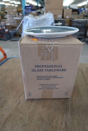 2 kasser (12 pr. stk.) Emalje fad CHURCHILL 1795