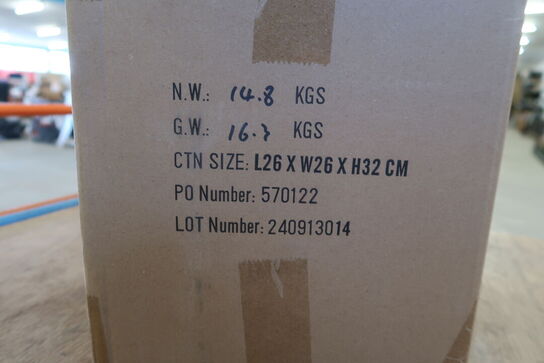 5 kasser (48 pr. stk.) Salatskål sort/grå Melamin KEN STOR KØKKEN 300388