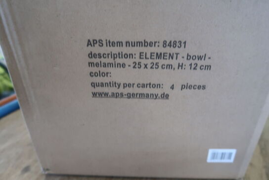 4 stk. Skål melamin APS  84831