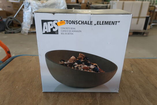4 stk. Beton skåle APS  3001