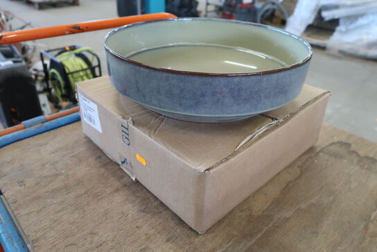 2 stk. Skål i stabelbar stentøj 