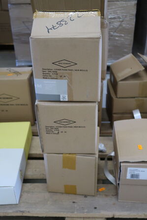 3 kasser (6 pr. stk.) Låg stål  1/6 GN  EHG