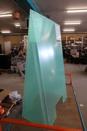 2 stk. Værnemiddelsskærm transparent akryl 300534