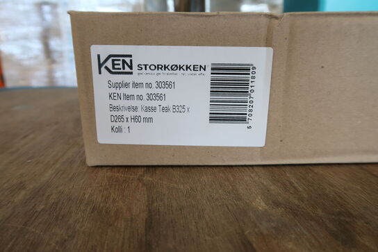 10 stk. Teak kasser  WOOD BY KEN STORKØKKEN 303561
