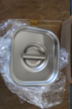 3 kasser (6 pr. stk.) Låg stål  1/6 GN  EHG