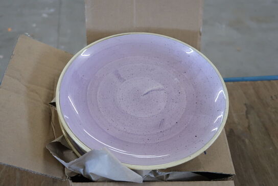 6 stk.Tallerkner  CHURCHILL 1795   Stonecast Petal Pink