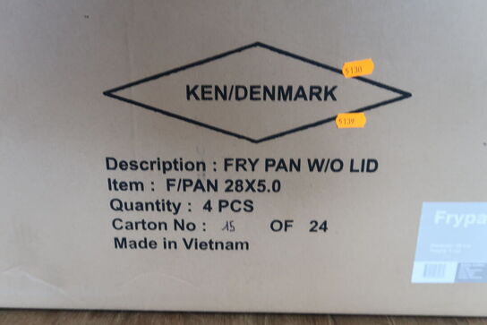 2 kasser (4 pr. stk.) Stegepander DIETA HERES  Menigo