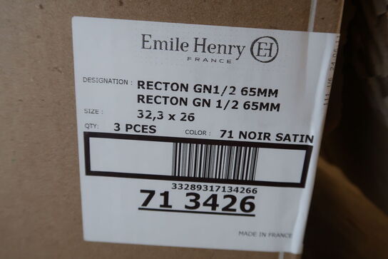 14 kasser (3 pr. stk.) Ildfast fad EMILY HENRY 