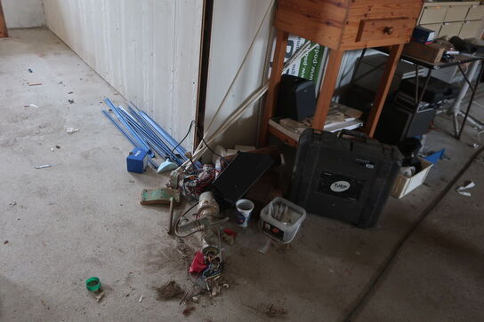 Sækkevogn, varelager, reservedele, værktøj, reol, opbevaringsvogn m.m.