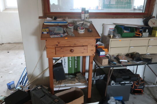 Sækkevogn, varelager, reservedele, værktøj, reol, opbevaringsvogn m.m.