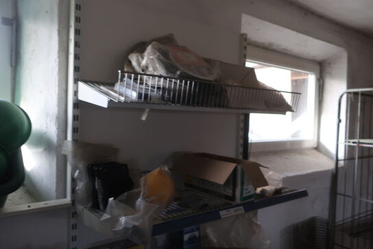 Sækkevogn, varelager, reservedele, værktøj, reol, opbevaringsvogn m.m.