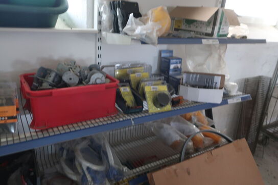 Sækkevogn, varelager, reservedele, værktøj, reol, opbevaringsvogn m.m.