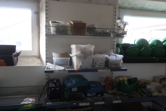 Sækkevogn, varelager, reservedele, værktøj, reol, opbevaringsvogn m.m.