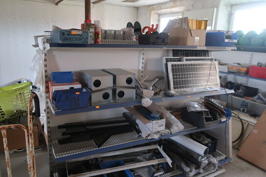 Sækkevogn, varelager, reservedele, værktøj, reol, opbevaringsvogn m.m.