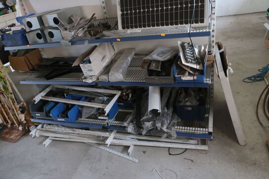 Sækkevogn, varelager, reservedele, værktøj, reol, opbevaringsvogn m.m.