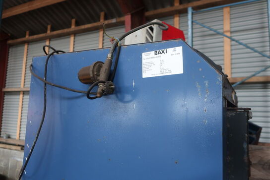 Brændefyr BAXI Solo Innova 20 STD, Div. Paller med indhold, fælge med dæk m.m.