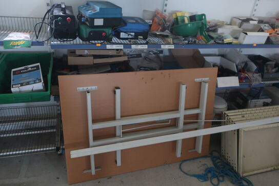 Sækkevogn, varelager, reservedele, værktøj, reol, opbevaringsvogn m.m.