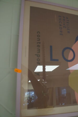 Lysestage & 2 stk. Billederammer