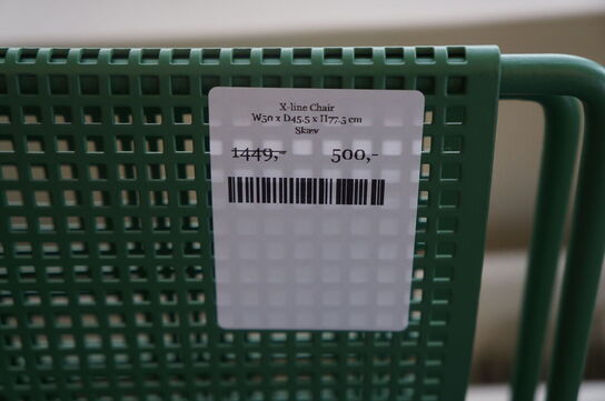 2 stk. Spisebordsstole HAY X-LINE