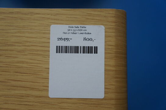 Sengebord HÛBSCH HIDE SIDE TABLE