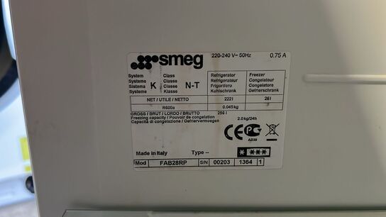 Smeg - Køle/fryseskab