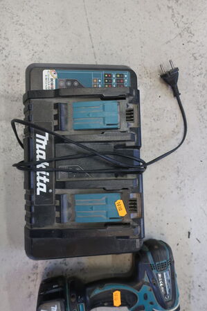 Akku håndværktøj MAKITA DHP456 med 1 stk. batteri samt lader