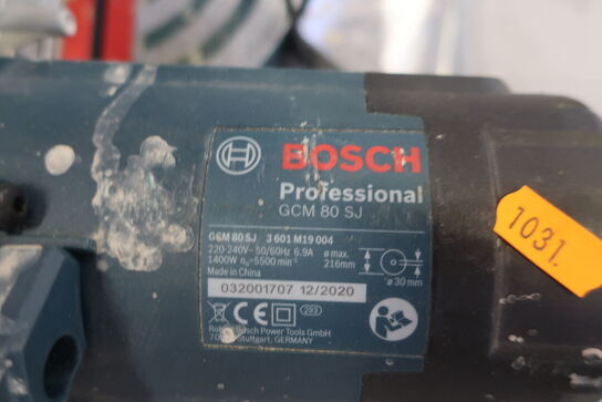 Kap-/geringssav BOSCH GCM 80 SJ