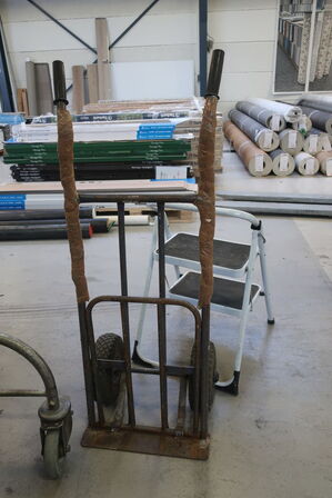 Sækkevogn samt trappestige