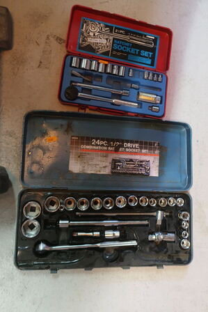 2 stk. topnøglesæt