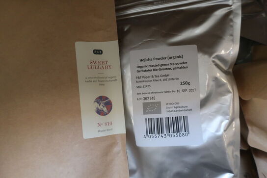 Div. Løs te i poser på 1 hylde