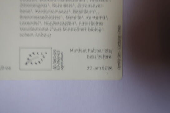 Flyttekasse med div. Te