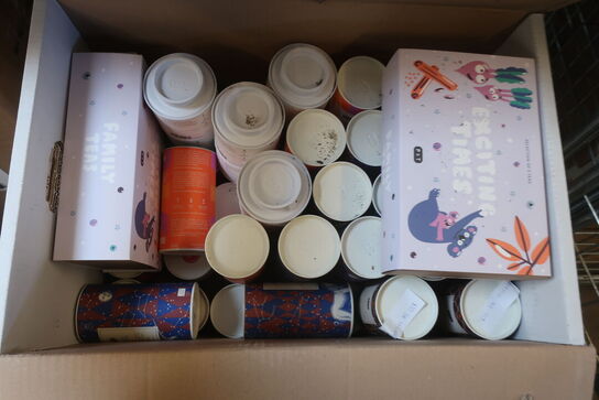 Flyttekasse med div. Te