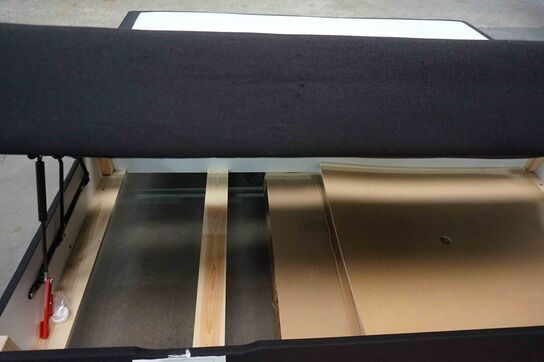 Nordisk fjer B90 seng med opbevaring 180x200 cm Antracit 