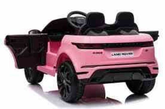 Range Rover Evoque børne El-bil, lyserød 