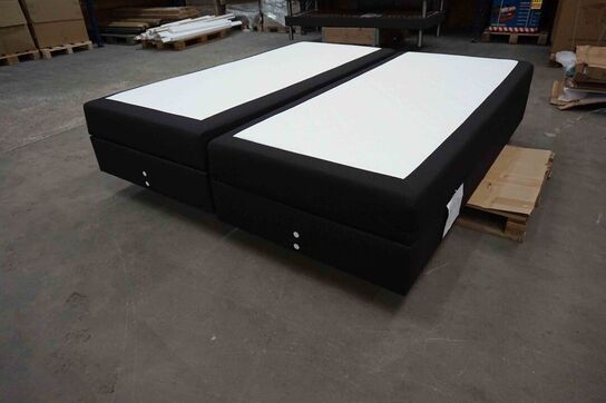 Nordisk fjer B90 seng med opbevaring 180x200 cm Antracit 