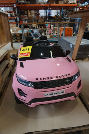 Range Rover Evoque børne El-bil, lyserød 