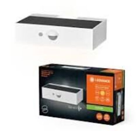 3 stk. ledvance endura led solcellelampe væglampe hvid sensor ip65(ubrugt)