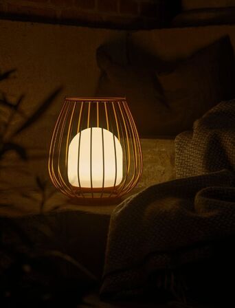 Nordlux jim to go udendørs batterilampe orange(ubrugt)