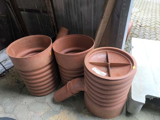 Kloakbrønd &  tørbrønde af polypron SCANPIPE, KESSEL Model: NS3LW1000SF800