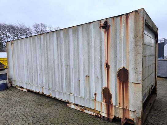 20' fods container m. rulleport Max påhængsvægt: 24000 KG Max V-værdi:0000 Lastbilkoble længde: 9,55 m